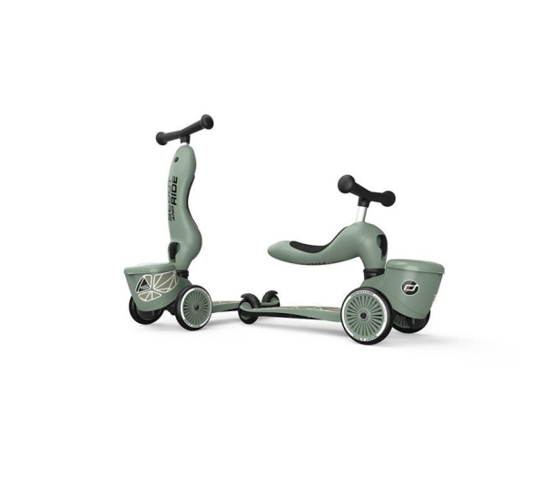 Scoot & Ride Highwaykick 1 Lifestyle Jeździk i hulajnoga 2w1 Green Lines - 1109666 - zdjęcie 3